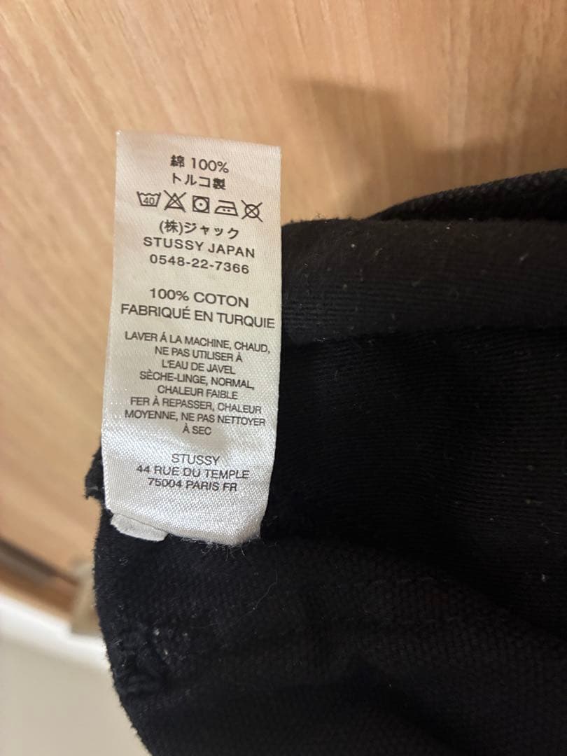 Stussy ダブルニー　サイズ30 ブラック