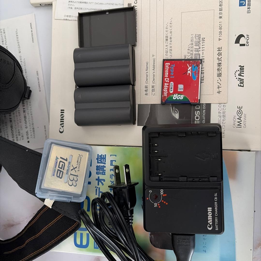 Canon EOS 10D デジタル一眼レフカメラ（グリップ付き）