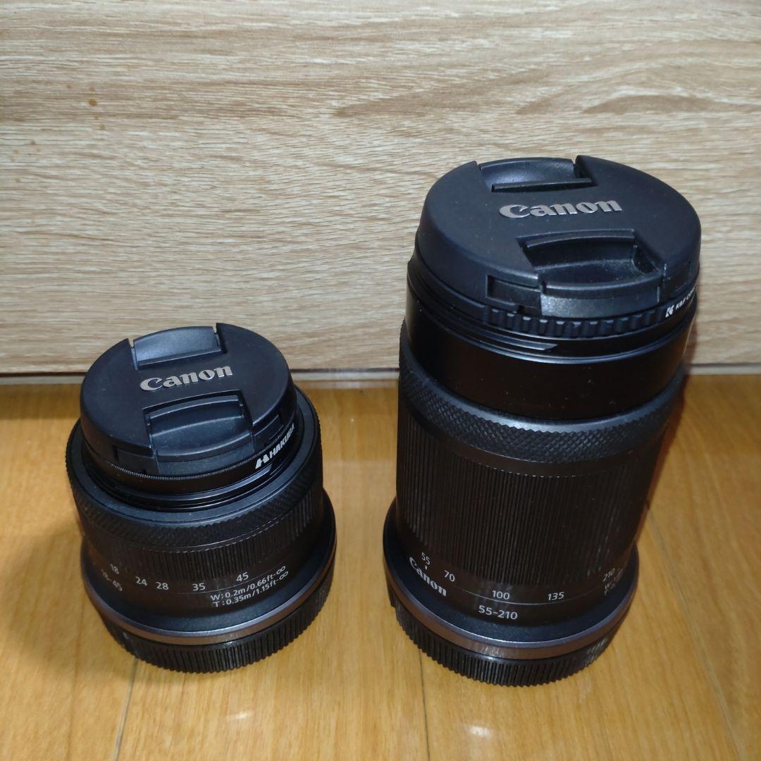 RCanonズームレンズ RF-S18-45mm RF-S55-210mm