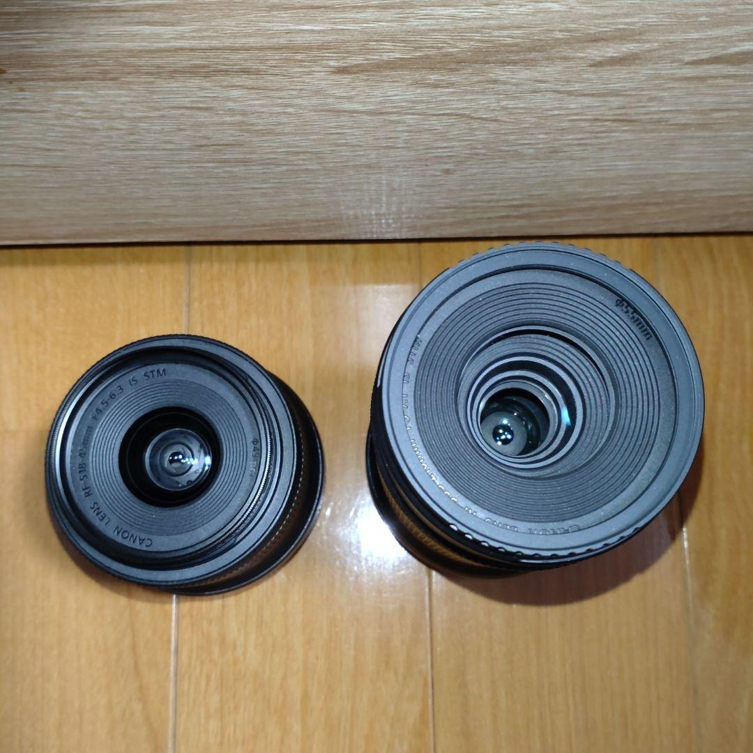 RCanonズームレンズ RF-S18-45mm RF-S55-210mm