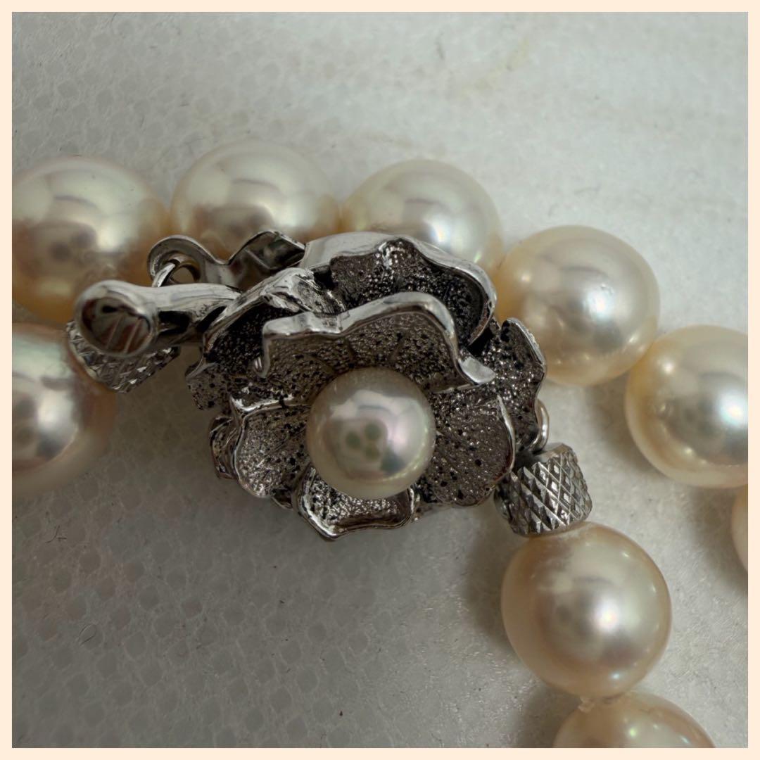 本真珠ネックレス アコヤ 7.5～7.9mm 美品