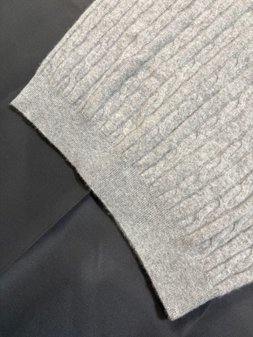 【カシミヤ100%】　ユナイテッドアローズ　タートルネックセーター　グレー