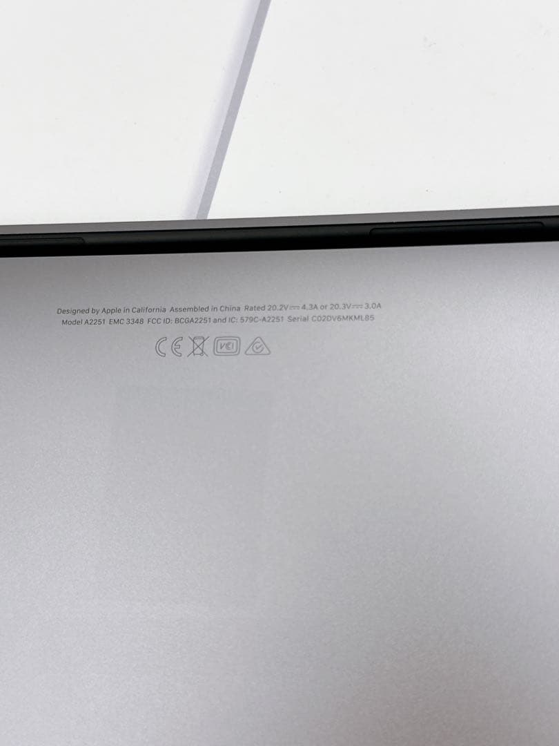 MACBOOK PRO 2020 Core i5 英語キーボード