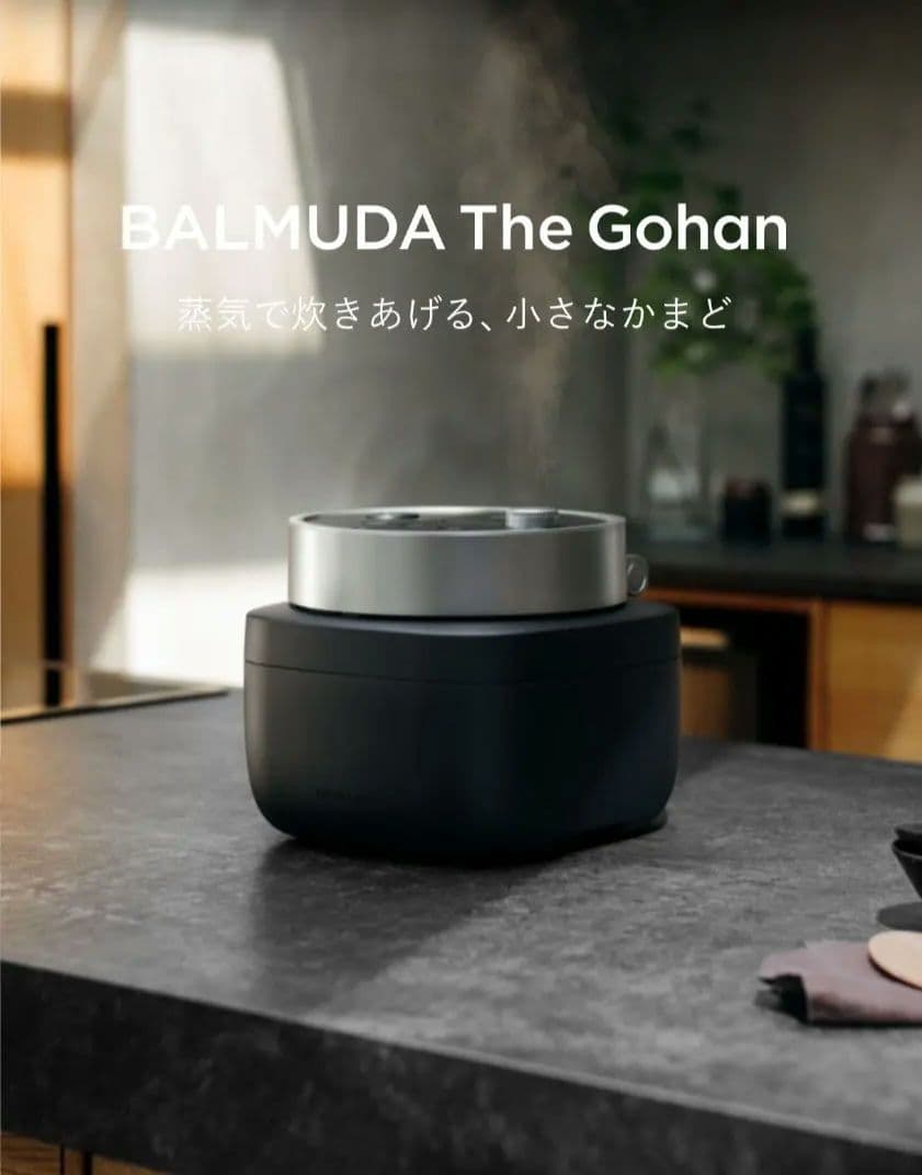【新品未使用】BALMUDA バルミューダ The Gohan | Black