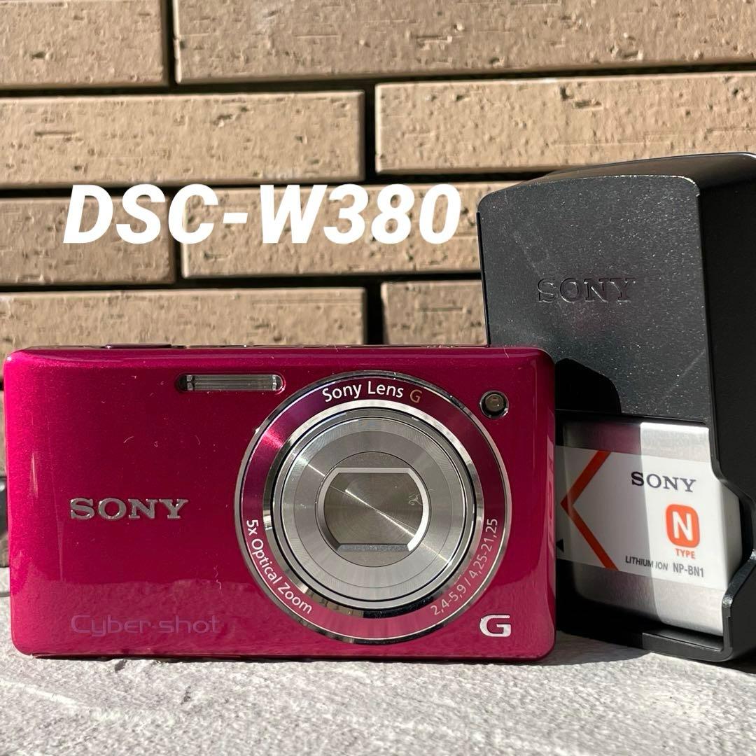 実写美⭕️美品【動作確認済】 SONY CyberShot DSC-W380