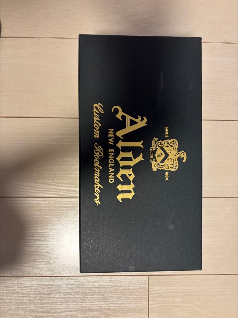 ALDEN: コードバン プレーントゥ　ブラック6.5