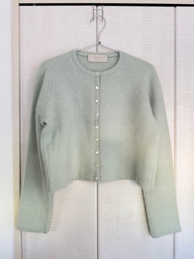 Plage Cashmere Mix Fur ハンソデPO&カーディガン