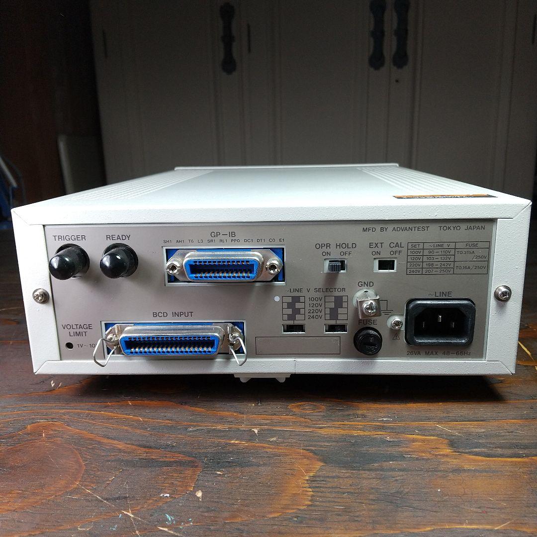 ADVANTEST アドバンテスト R6142 電源 / 電流発生器 測定器