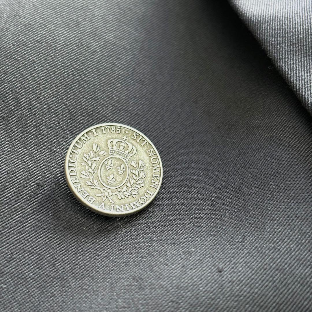 極美品☆ダーマコレクション 大きいサイズ シルバーボタン テーラード ジャケット