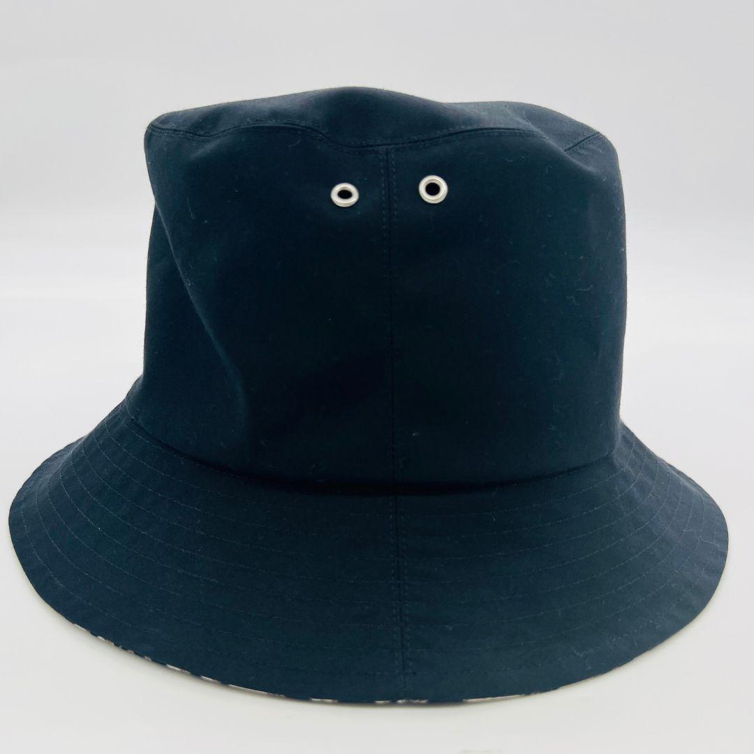 ディオール テディ オブリーク　リバーシブル　バケットハット ブラックトロッター