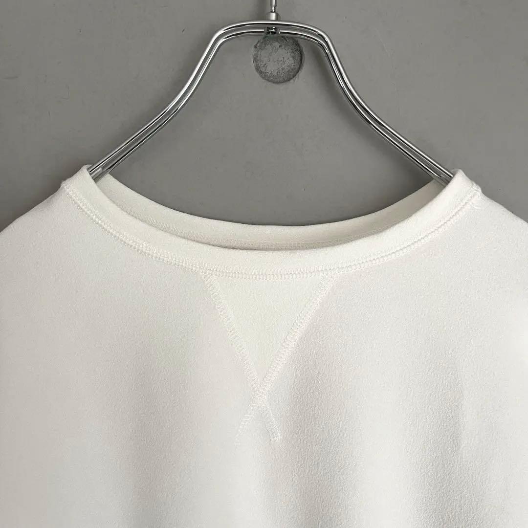 美品✨Whim Gazette Vガゼットプルオーバー　ホワイト　ロングスリーブ