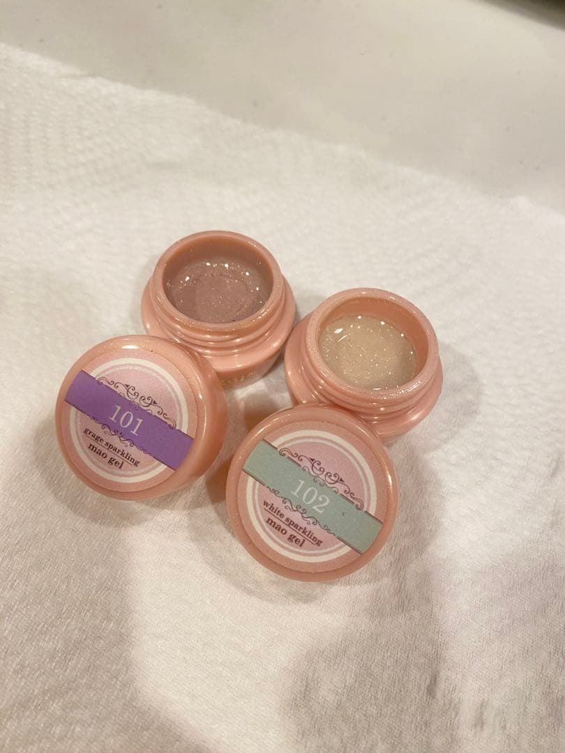 マオジェル24セット残量多 ほぼ未使用maogel マオネイルプレミアム ラメ