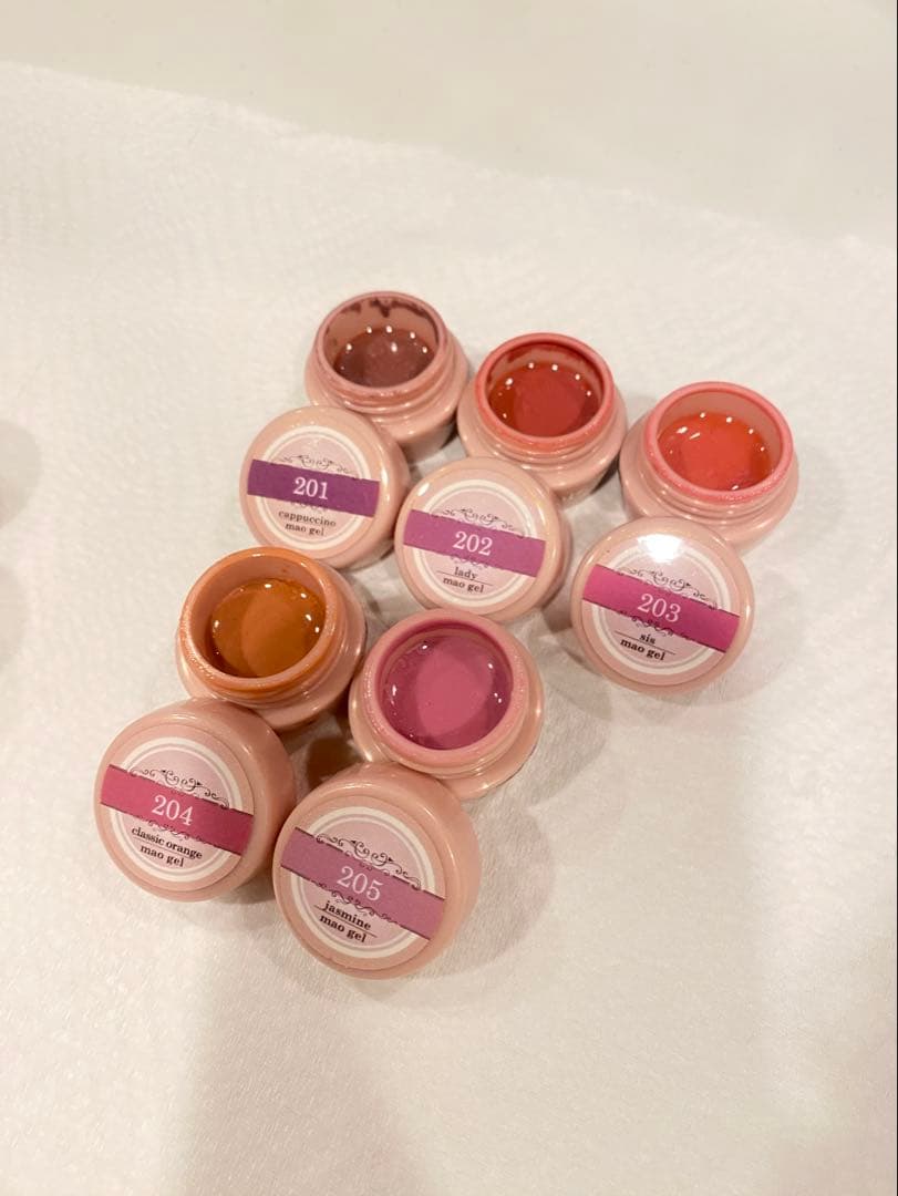 マオジェル24セット残量多 ほぼ未使用maogel マオネイルプレミアム ラメ