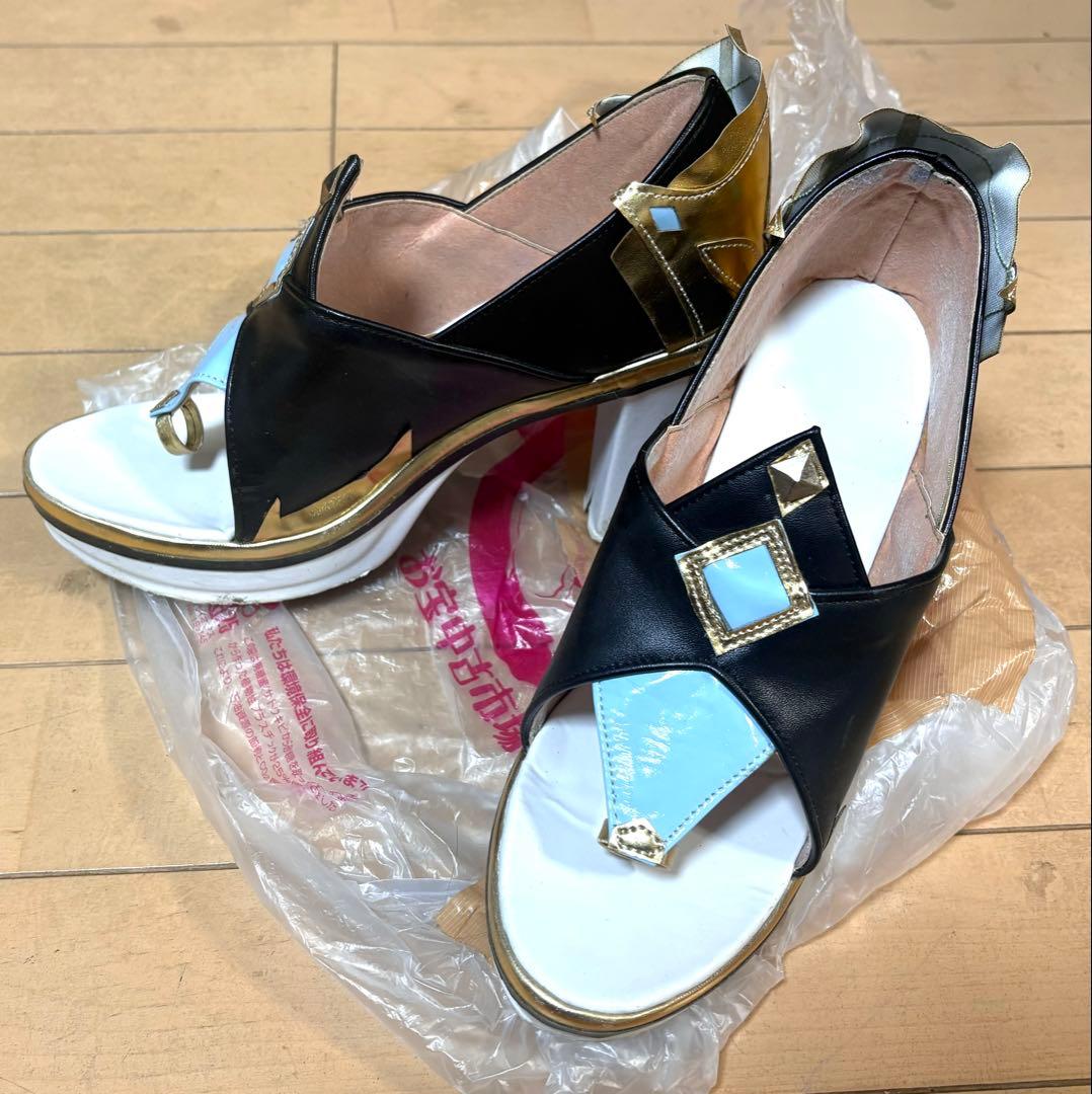 r*i様 【即コス可能】【三分妄想】原神 申鶴 コスプレ衣装 靴 ウィッグ 武器