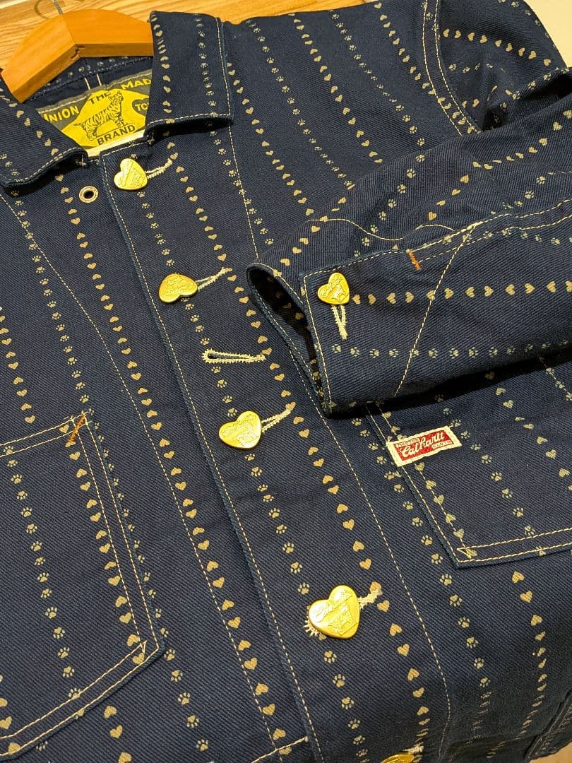 ジャケット・アウター TCBjeans Cathartt Chore Coat Paw Stripe