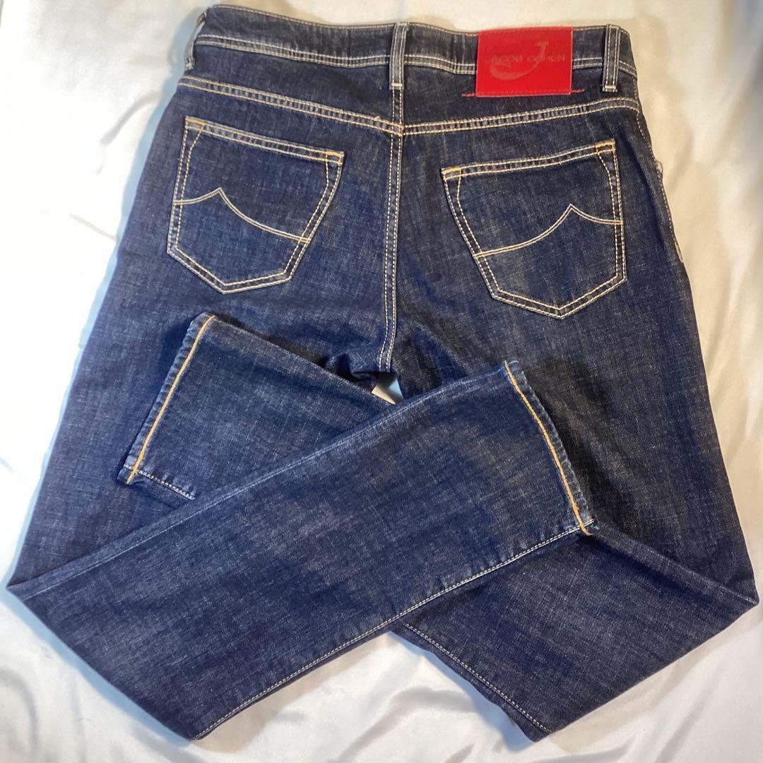 ヤコブコーエン　JACOB COHEN濃紺ストレートデニムW32