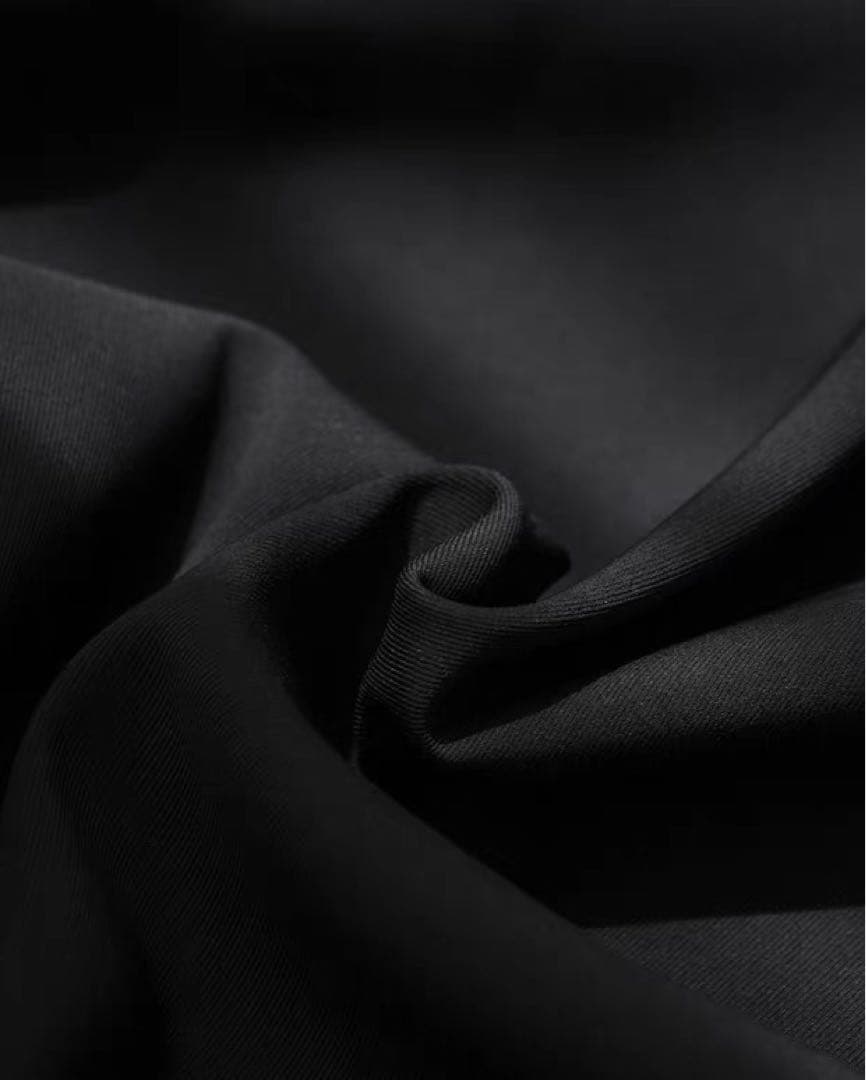 ラスト1点‼️Suavele - トロミ ドレープノーカラージャケット 黒