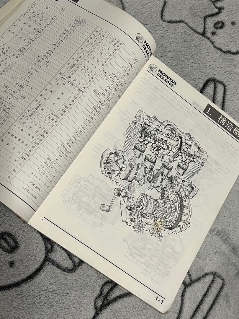 ホンダ CBX400F/550F INTEGRA サービスマニュアル