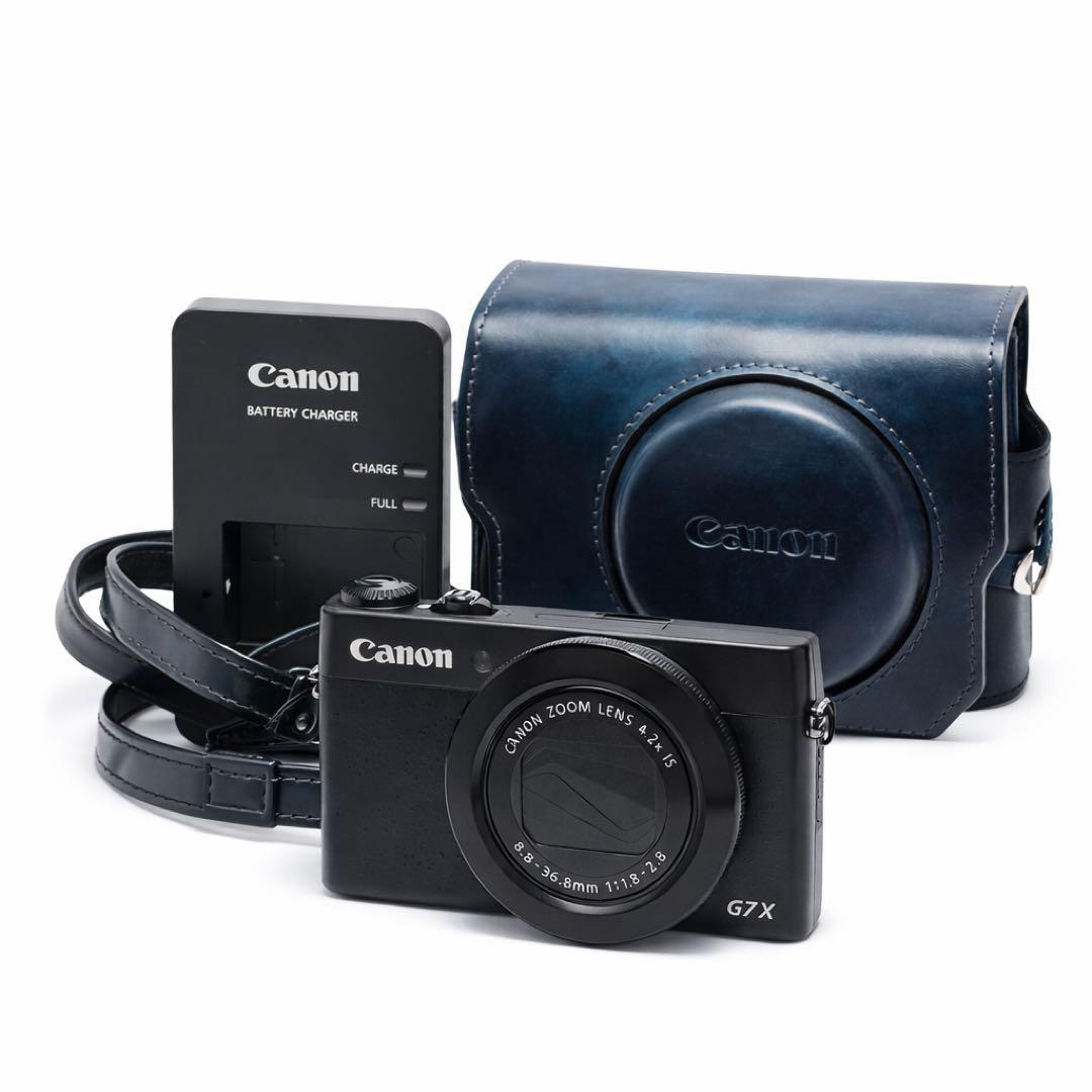 Canon PowerShot G7 X 本体＋高級レザーケース付き 美品