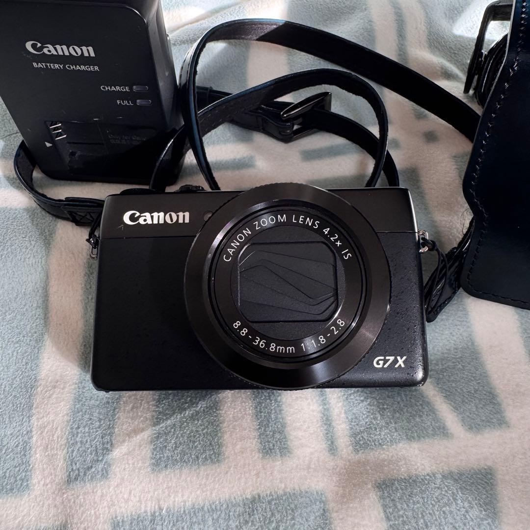 Canon PowerShot G7 X 本体＋高級レザーケース付き 美品