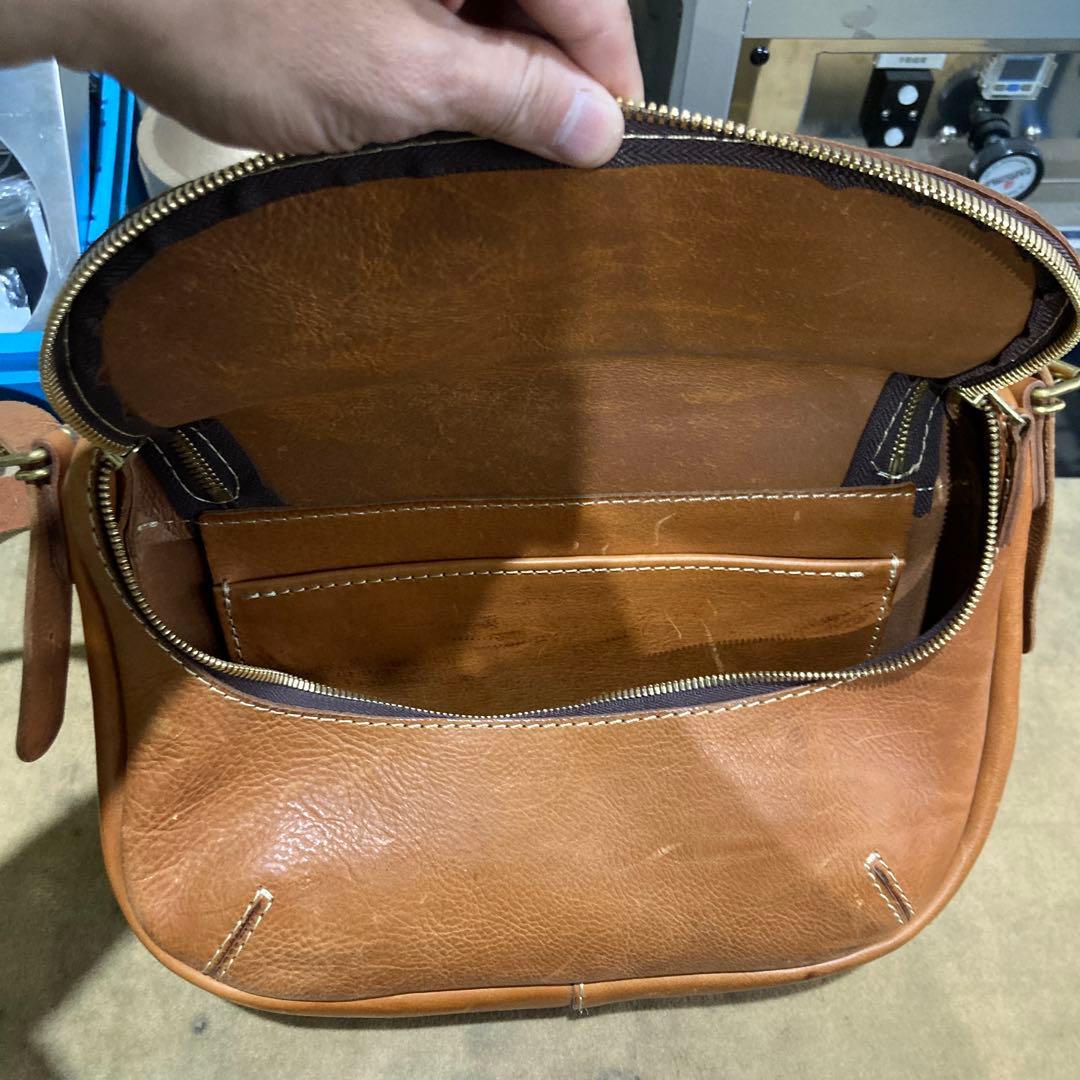 HERZ バッグ　革　ラナパー