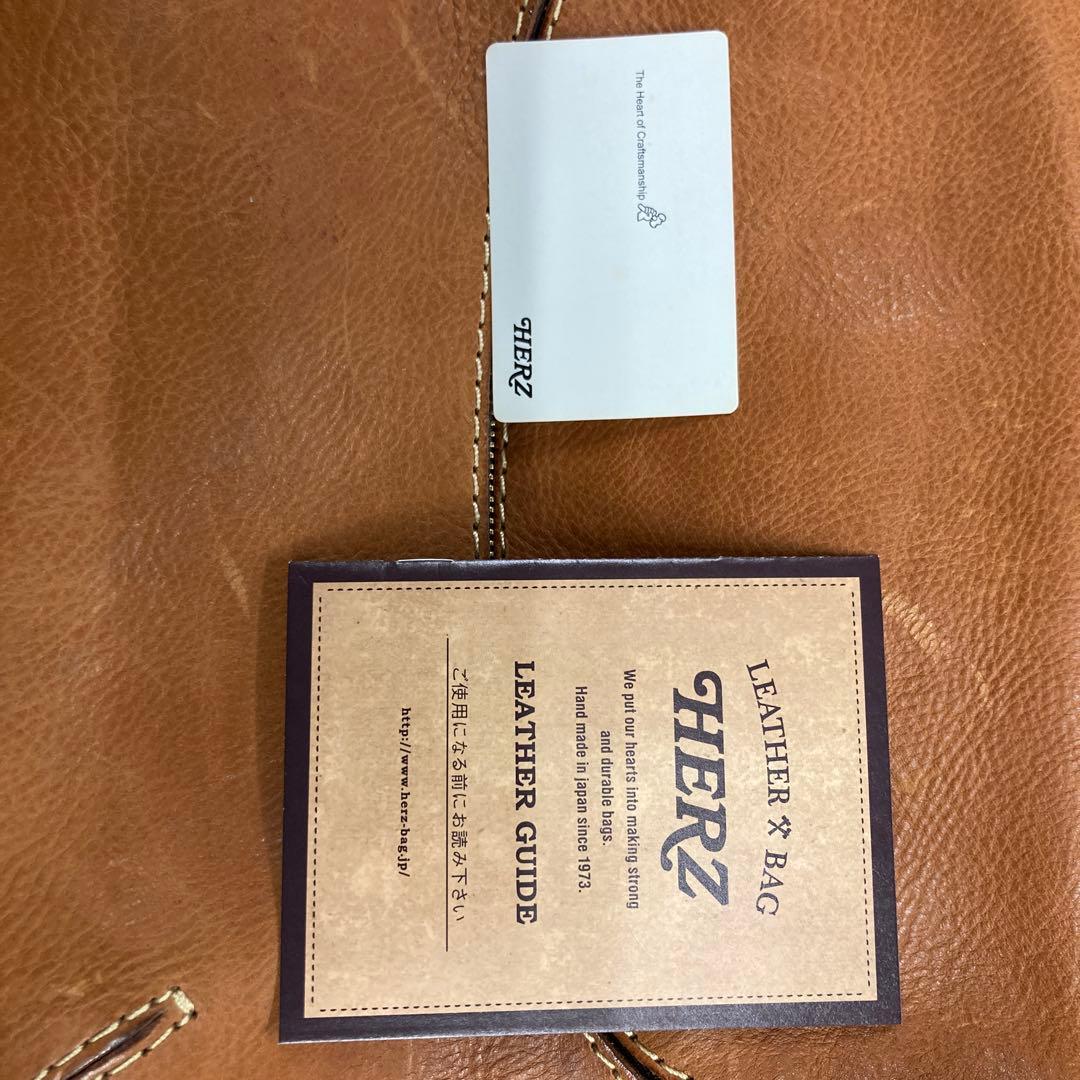HERZ バッグ　革　ラナパー
