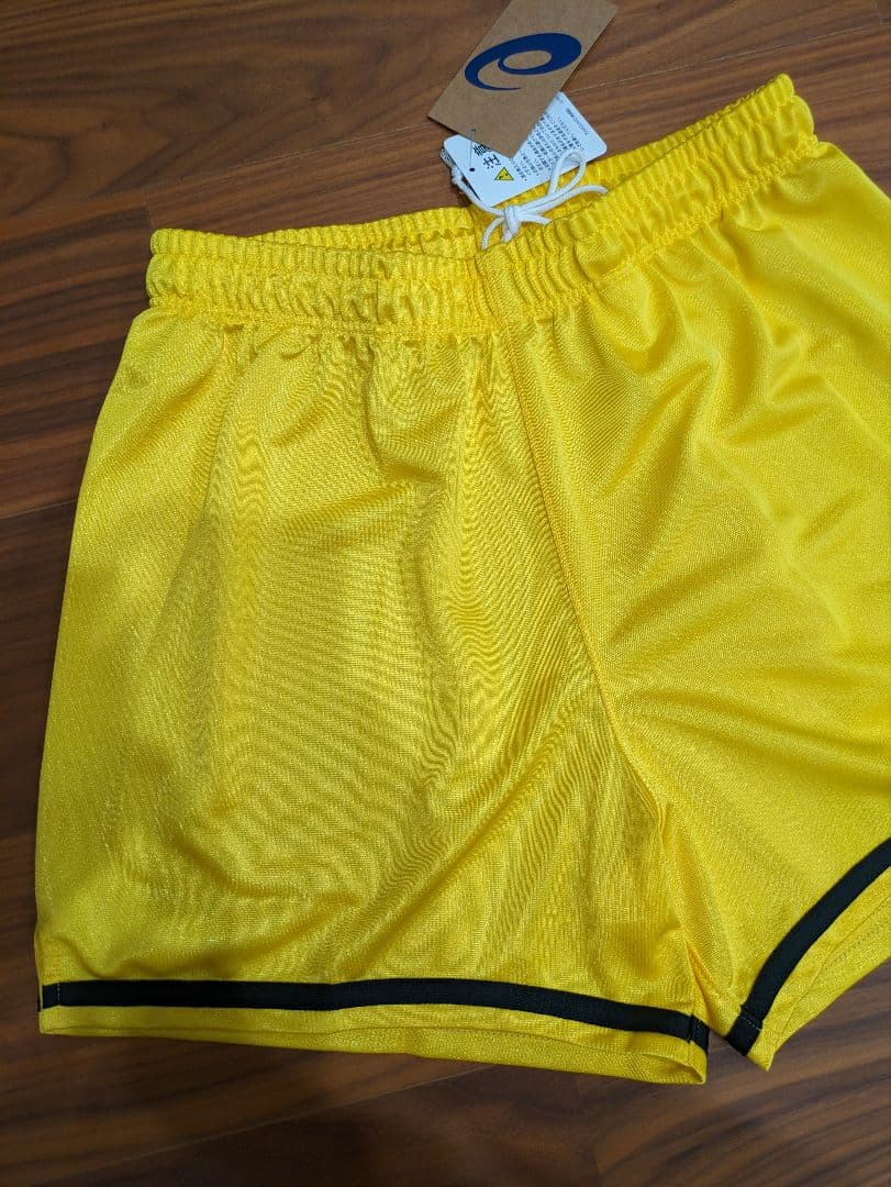 ⭐︎人気イエロー　ASICS　アシックス　バレーボール　ゲームパンツ　パンツ　国体