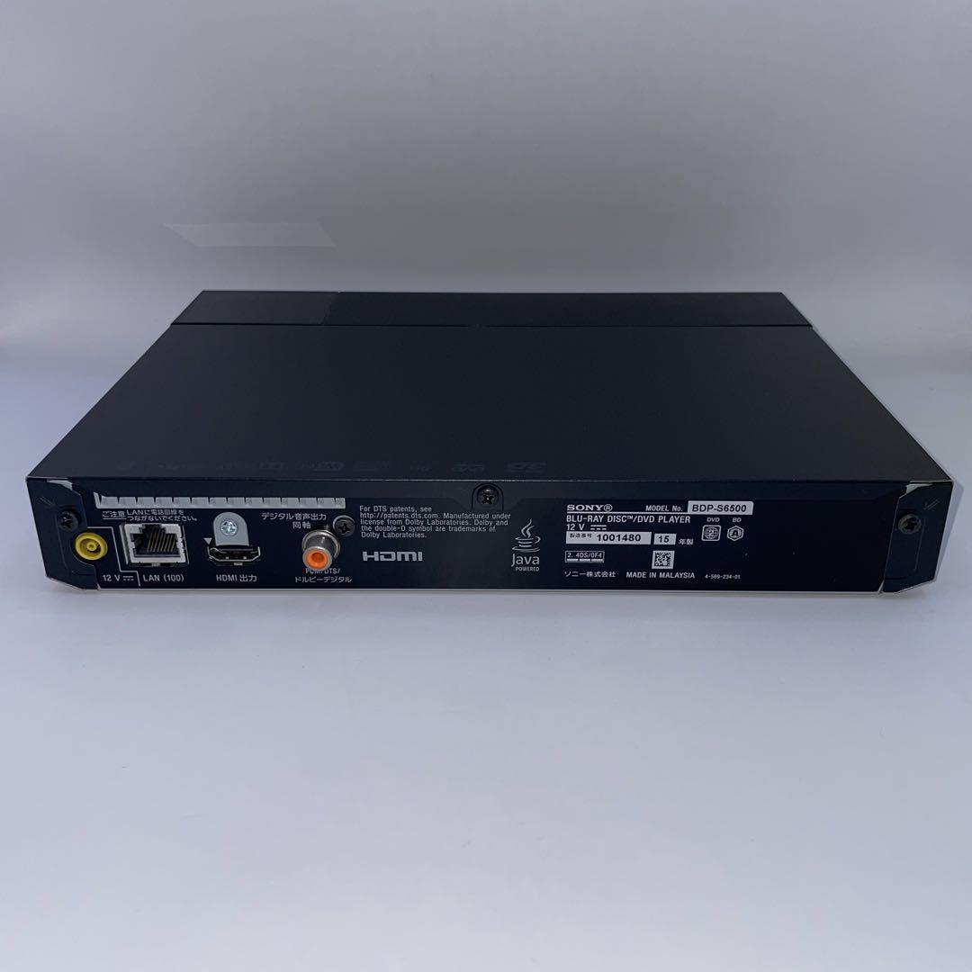 【動作品】SONY 4K アップコンバート BDP-S6500 2015年製
