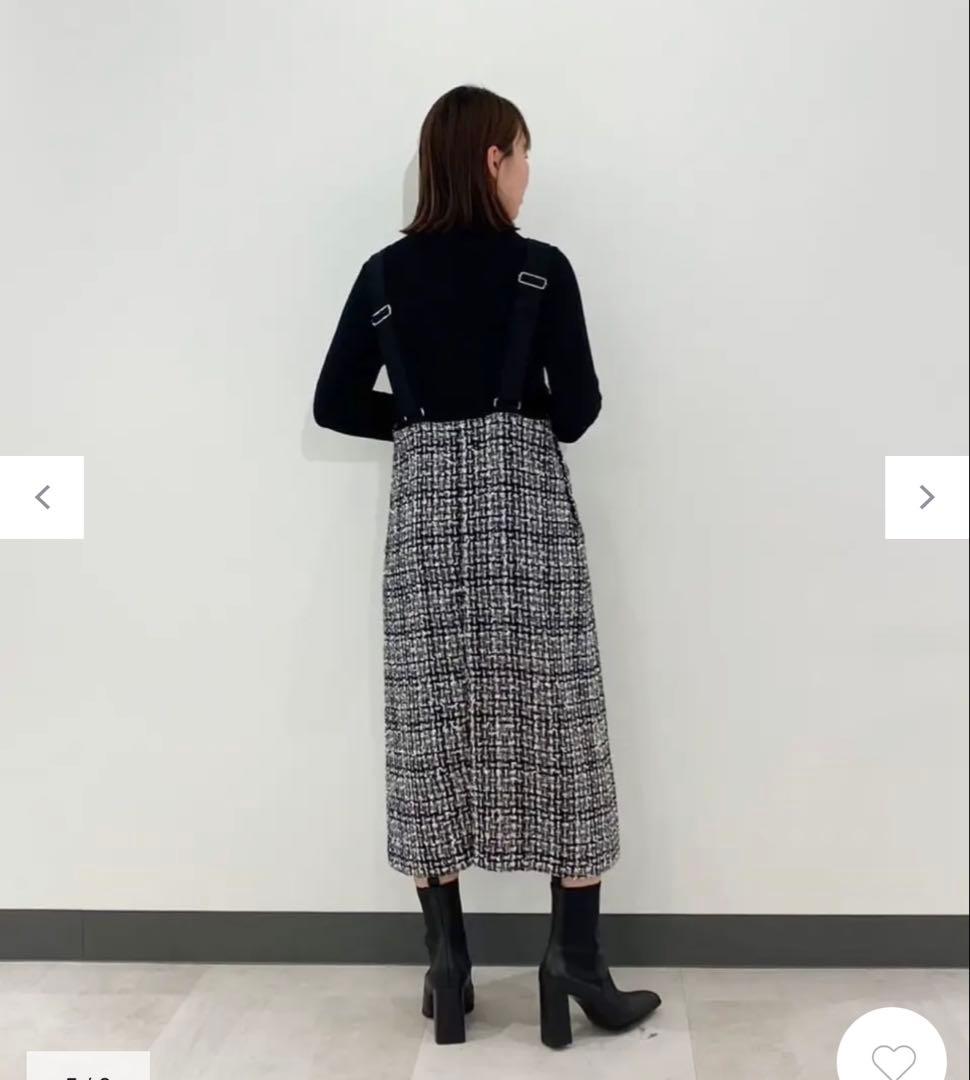 完売！グレースミディツイードジャンパースカート　ダイアグラム　グレースクラス