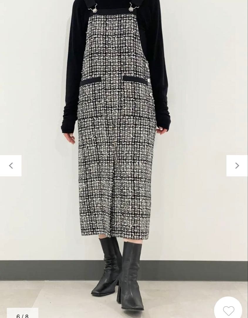 完売！グレースミディツイードジャンパースカート　ダイアグラム　グレースクラス