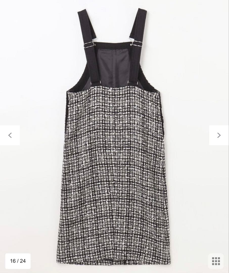 完売！グレースミディツイードジャンパースカート　ダイアグラム　グレースクラス