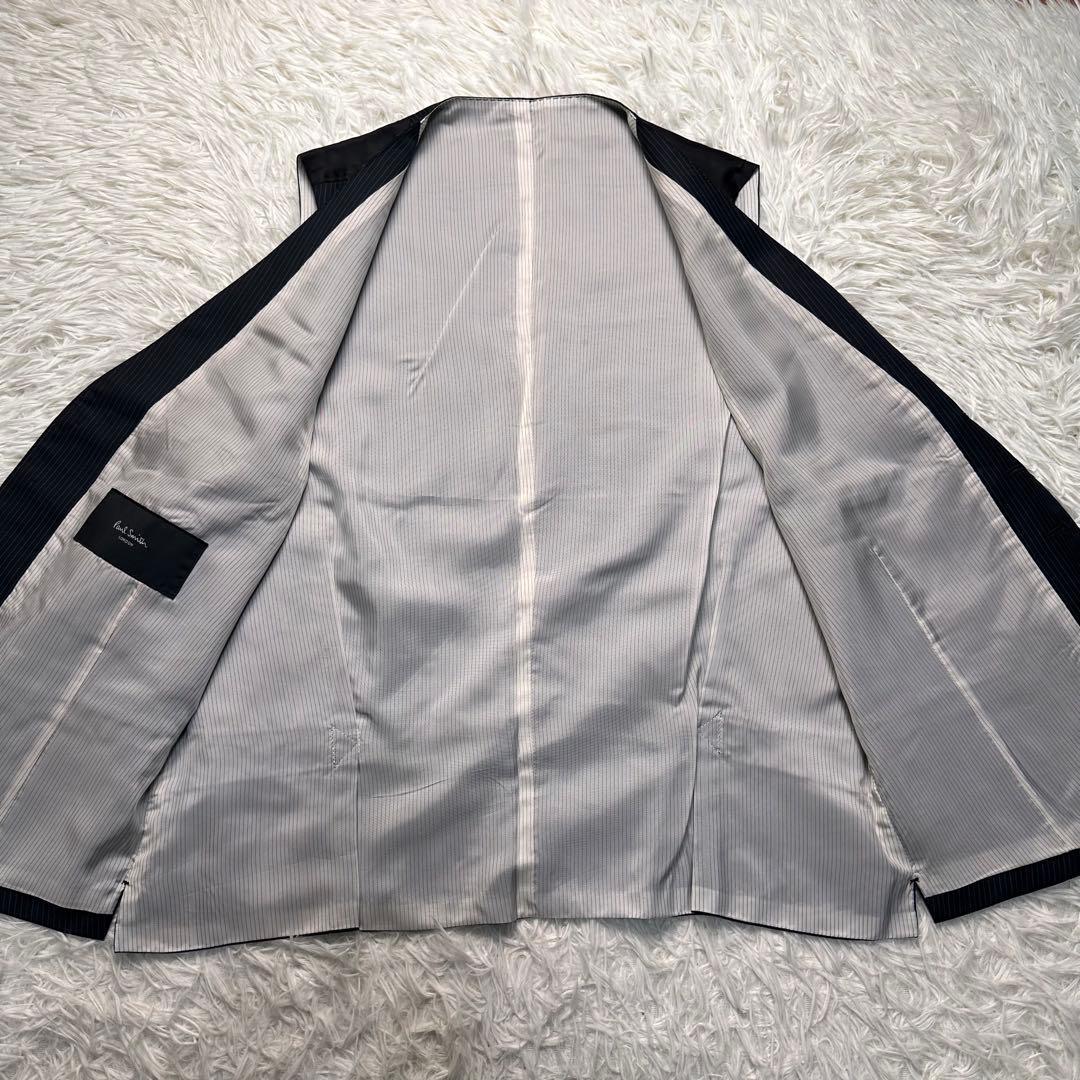 現行 極美品 ポールスミス 3ピース セットアップ ゼニア シルク混 光沢 L