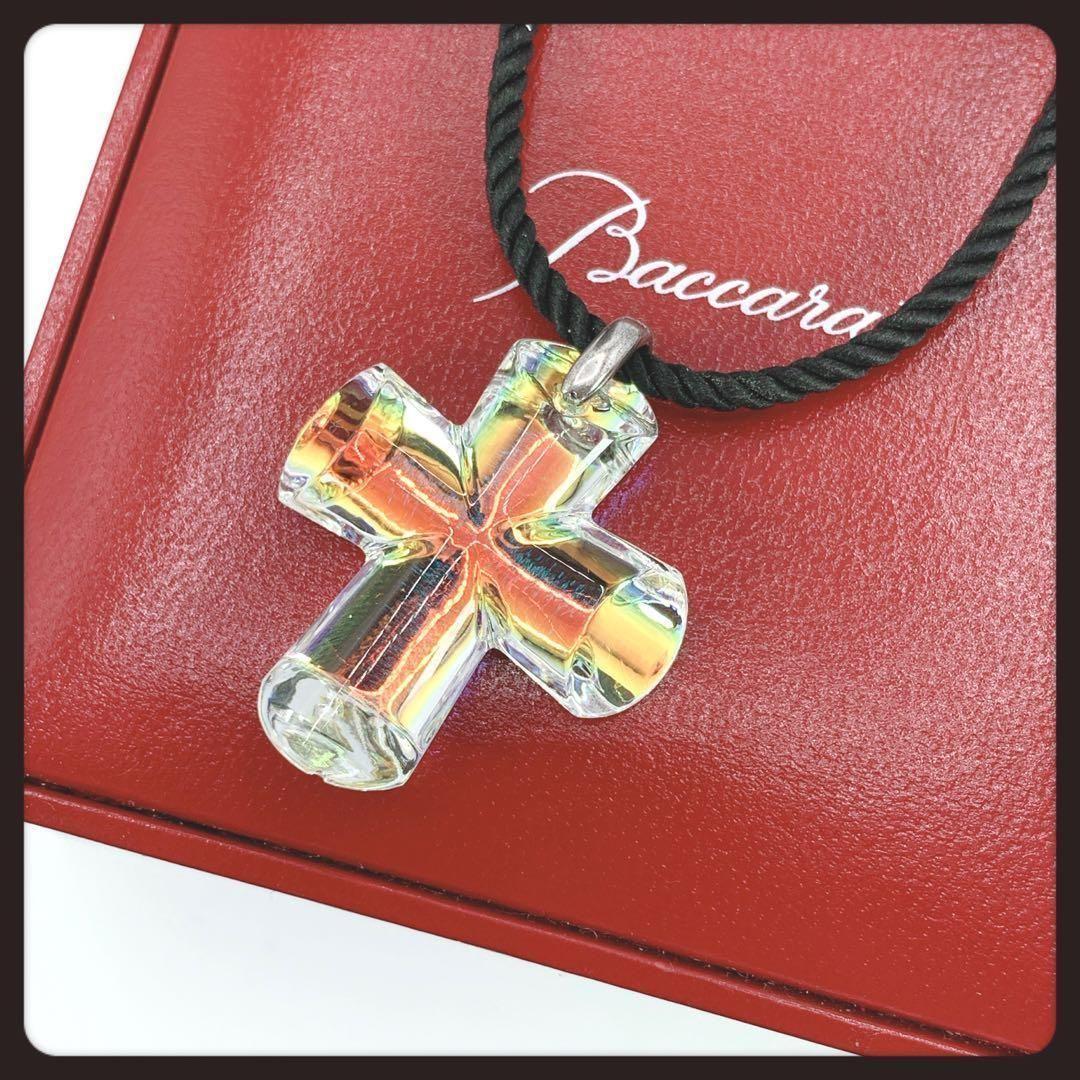 Baccarat　バカラ　ネックレス　エデン　イリゼ　クリア　クロス　十字架