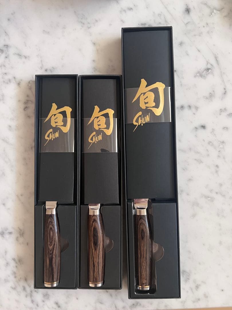 新品同様！貝印　旬Premier プレミア包丁セットKAI Shun¥53900