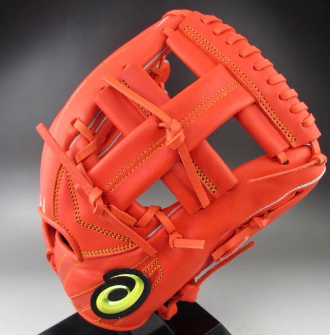 ★アシックス　少年軟式グローブ★美品‼️‼️スチーム叩き揉み加工済みですぐ使えます