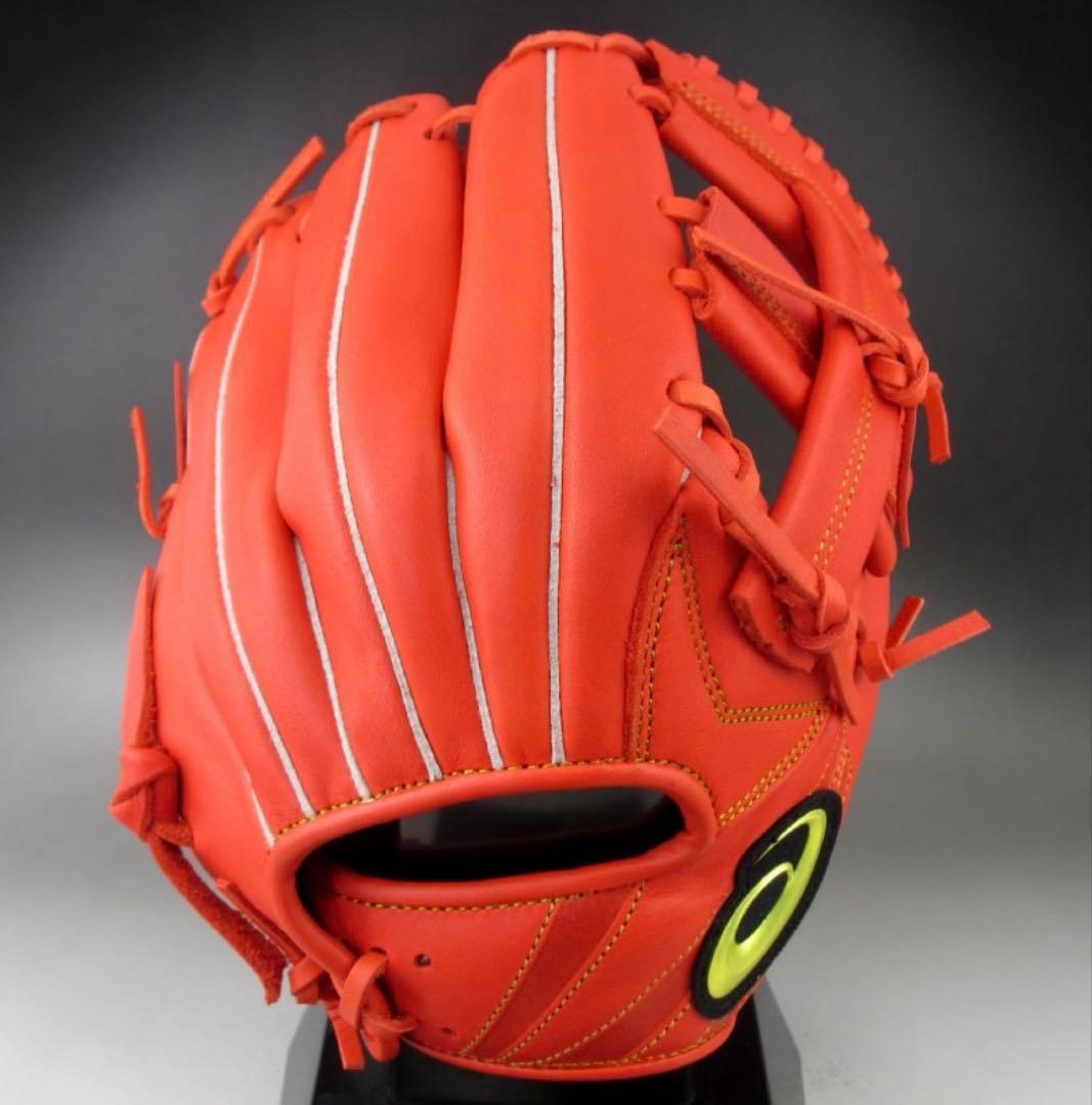 ★アシックス　少年軟式グローブ★美品‼️‼️スチーム叩き揉み加工済みですぐ使えます