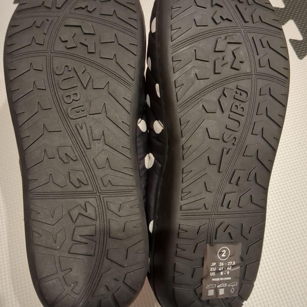 ※よーほ 新品未使用 SUBU ドット柄 サンダル JP/26-27.5