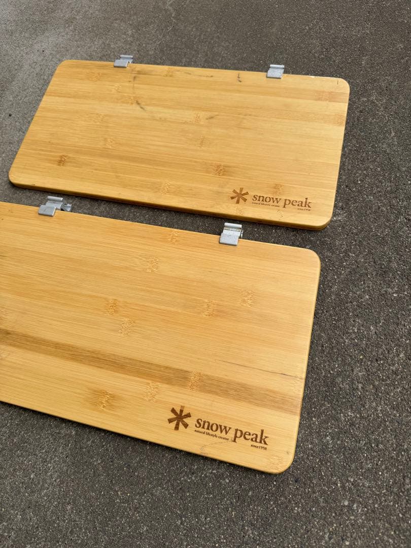 スノーピーク IGTフレーム スライドトップハーフ竹×2枚