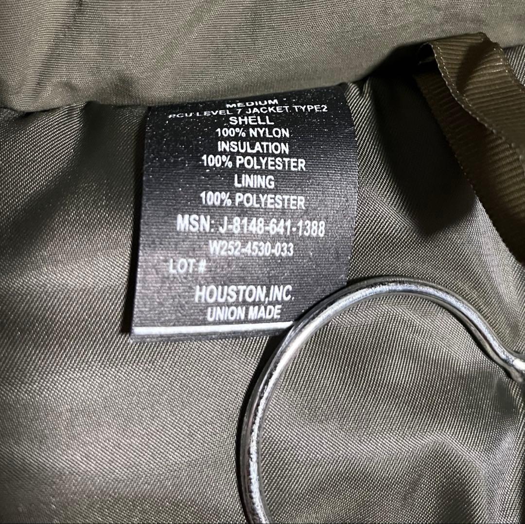 【HOUSTON】 ヒューストン　モンスターパーカー　オリーブ