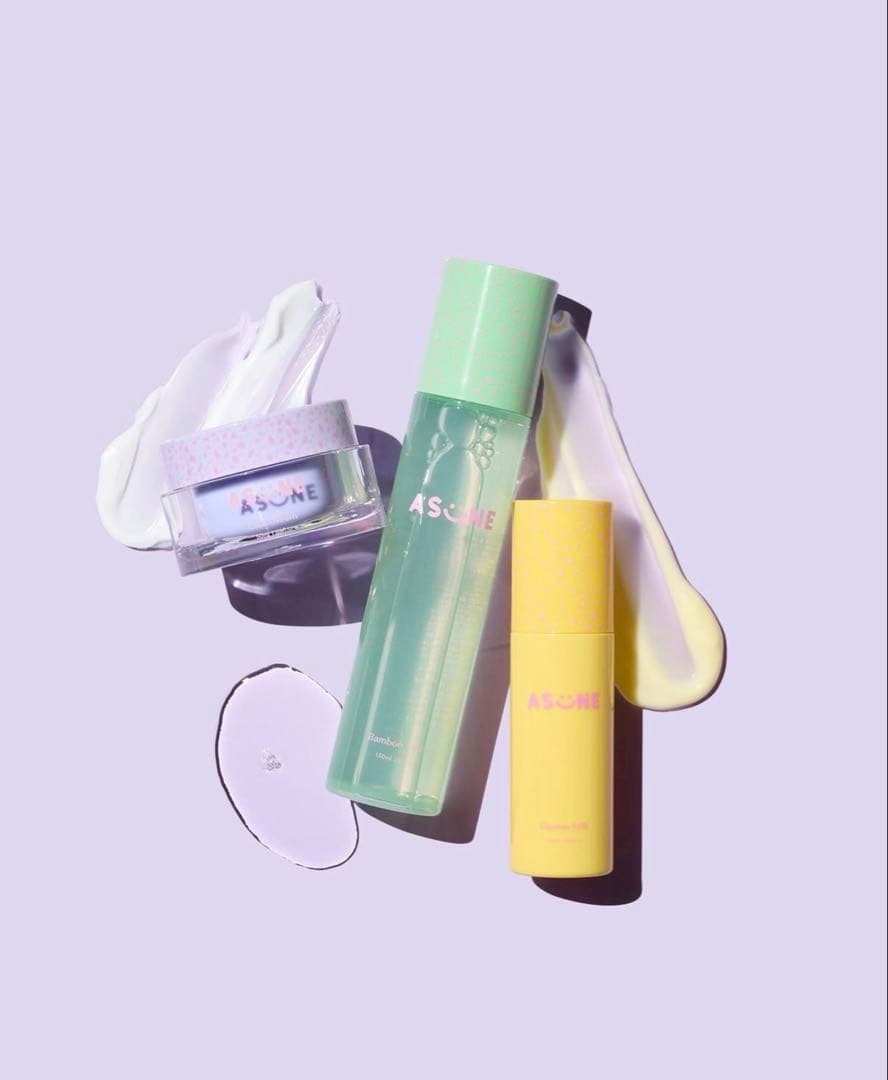 ASUNE 仲町綾 化粧水 乳液 シカクリーム 5点セット