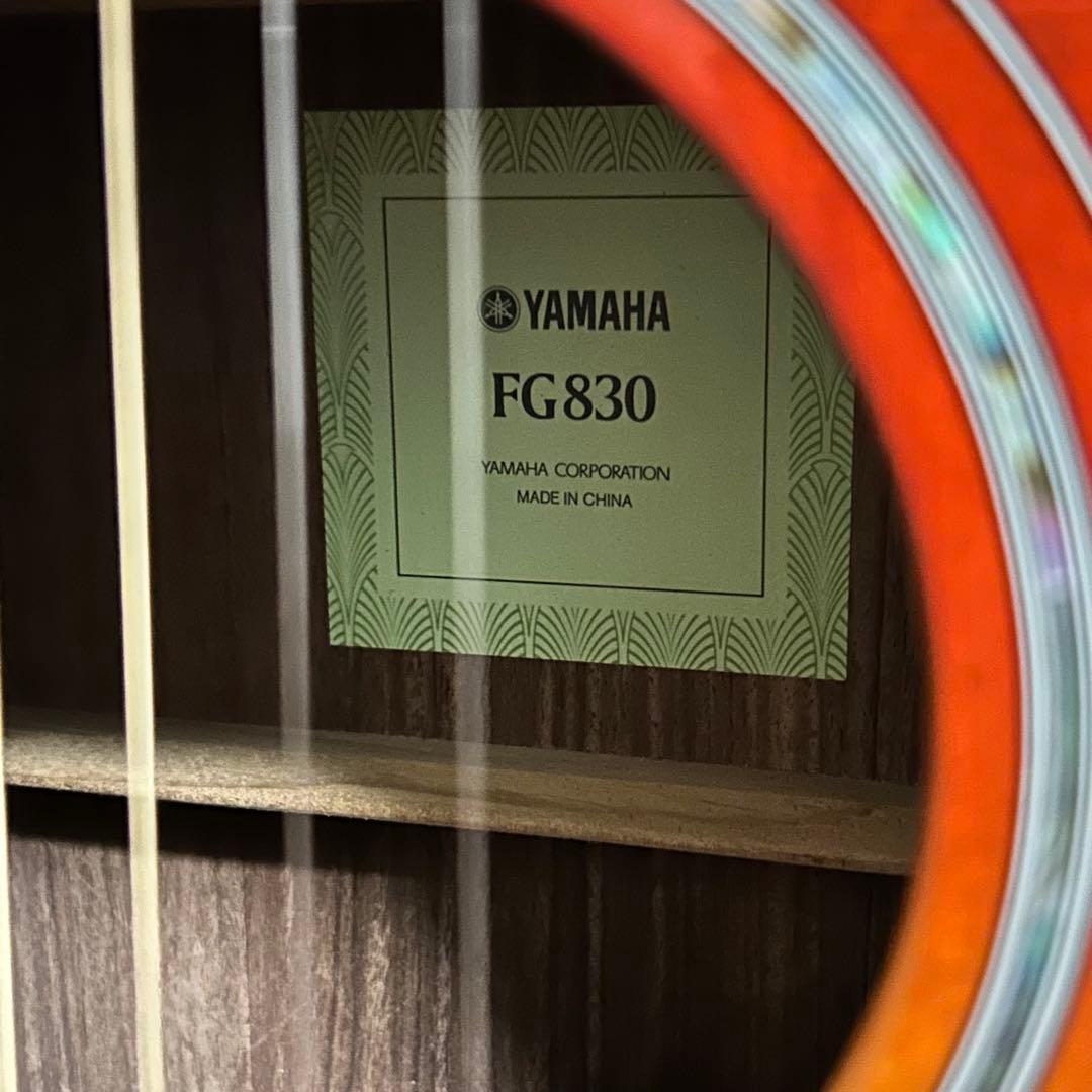 ［良品］YAMAHA ヤマハ FG830 アコースティックギター ギター 音楽
