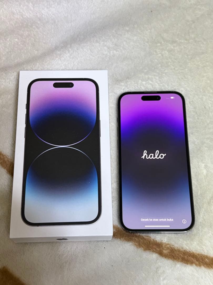 5分のみ値下げApple iPhone 14 Pro ディープパープル 本体