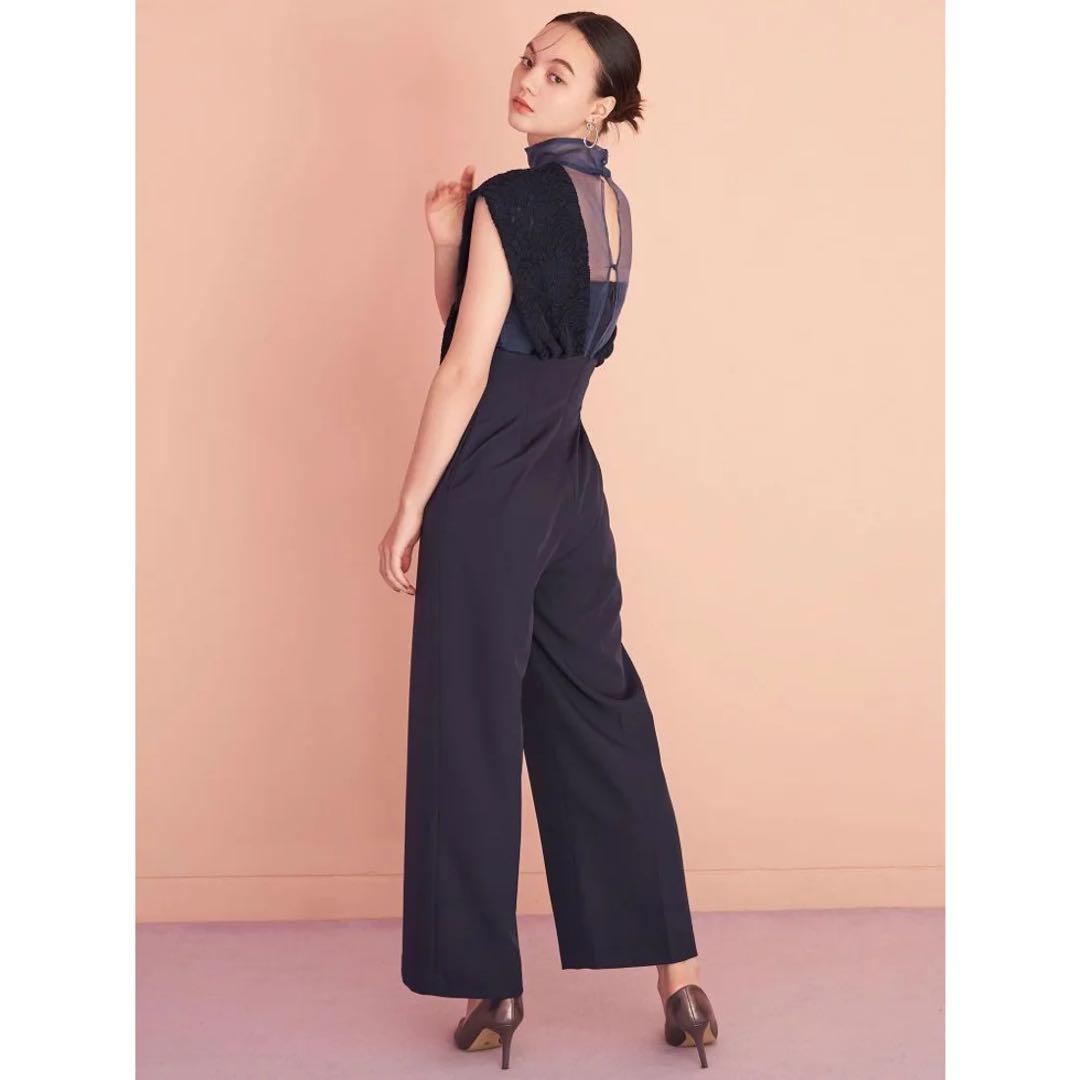 LAGUNAMOON LADYエンブロイダリーツイストパンツドレス