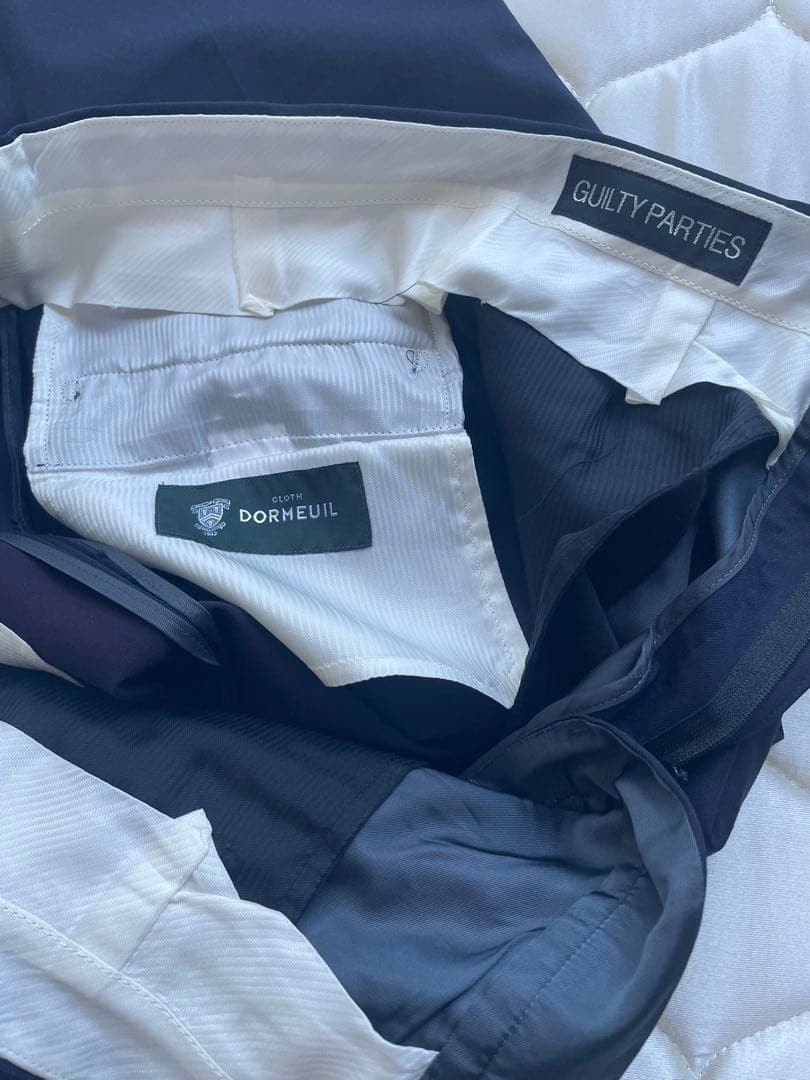 スーツ WACKOMARIA DORMEUIL PLEATED TROUSERS