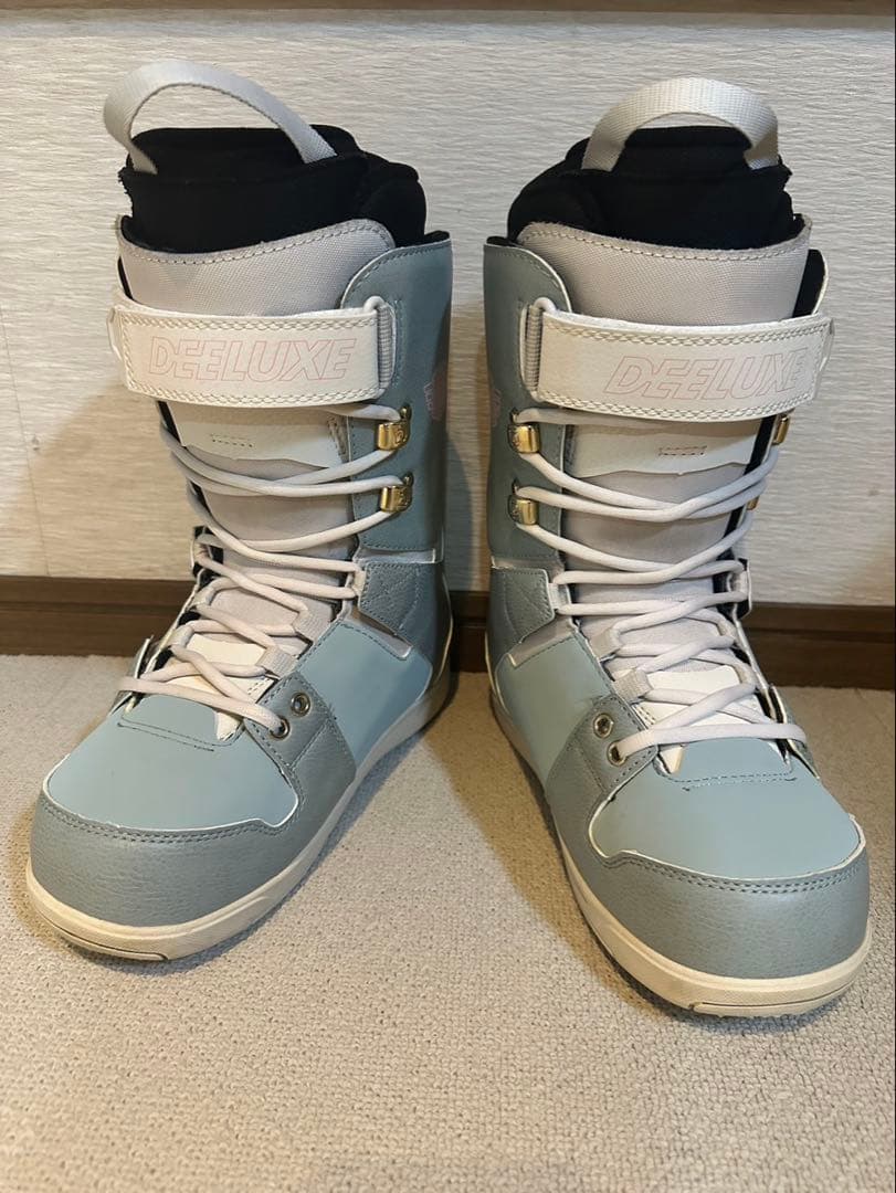 DEELUXE DNA スノーボードブーツ 女性用 水色/グレー 25cm