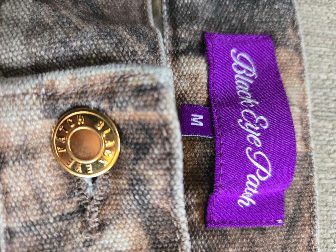 パンツ BLACK EYE PATCH DOUBLE KNEE DUCK PANTS