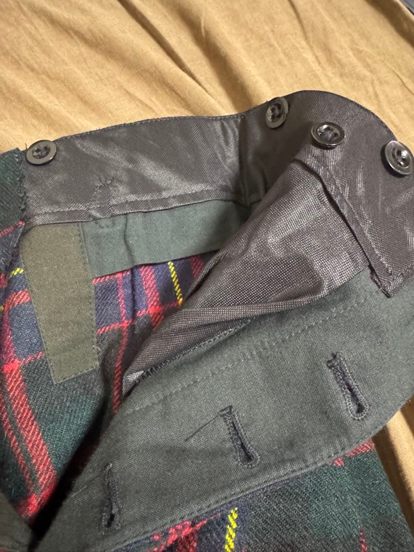 スコットランド軍 セレモニーパンツ タータン トラウザーズ