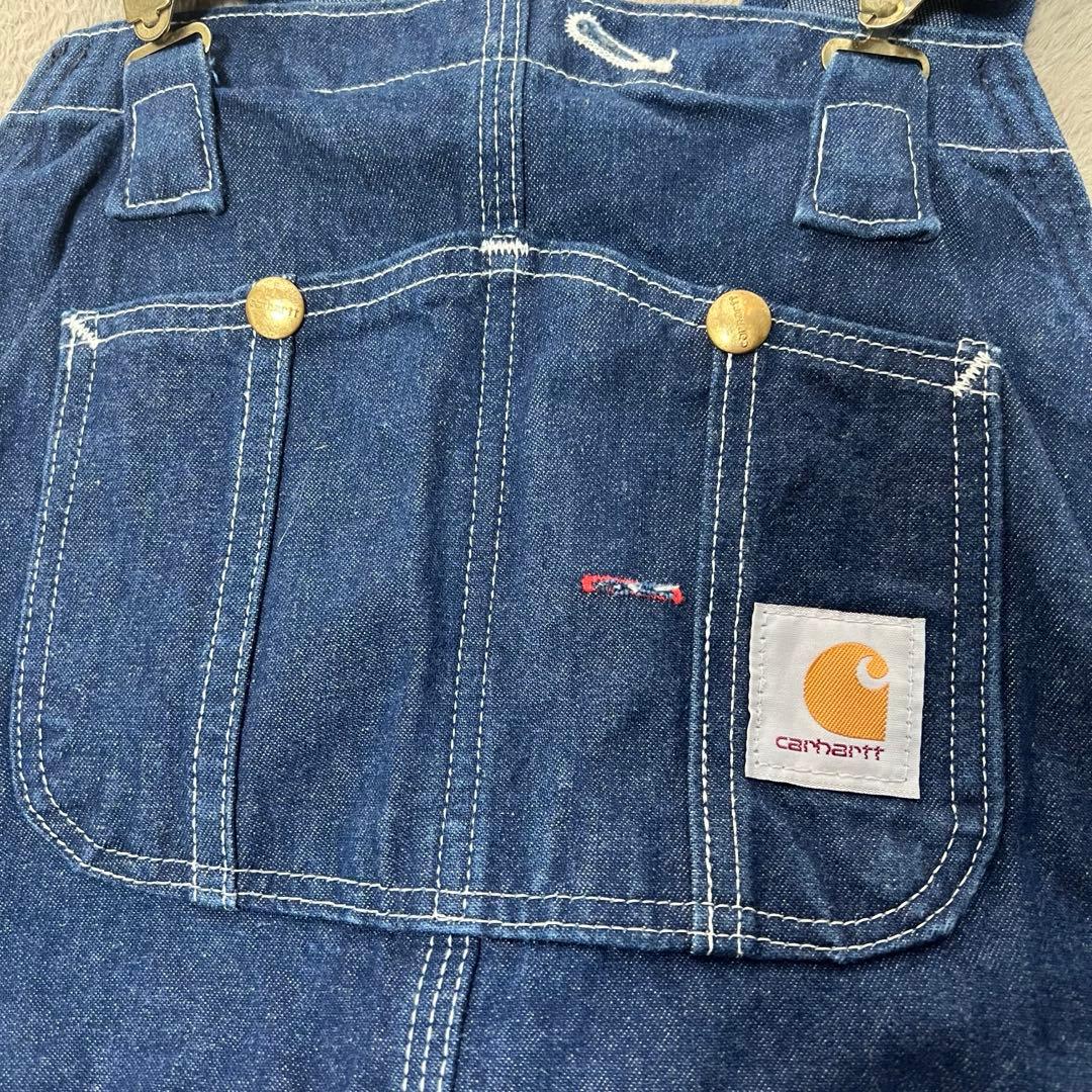 【美品】Carhartt 大きめ ワーク オーバーオール