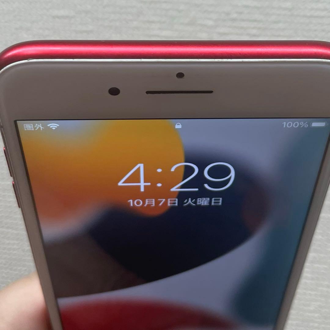 美品 Apple iPhone 7 Plus (赤) 本体　128GB
