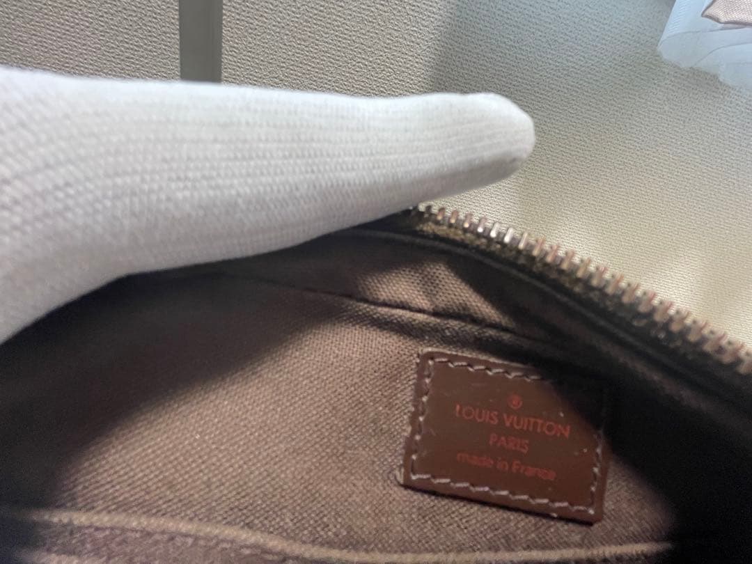 【希少】ルイヴィトン ダミエ セカンドバッグ ポーチ ビエ マカオ エベヌ